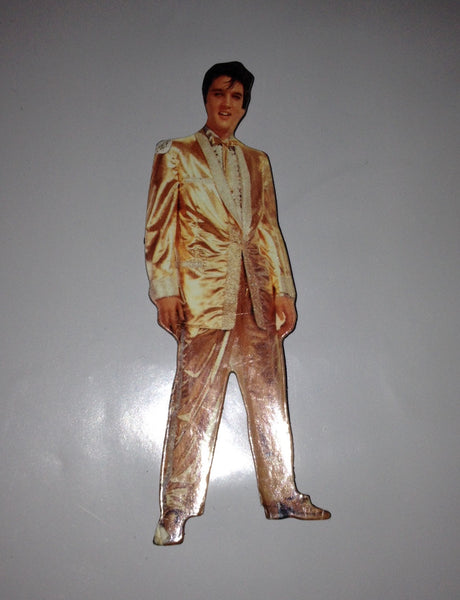 Elvis Presley Magnet - Gold Lame