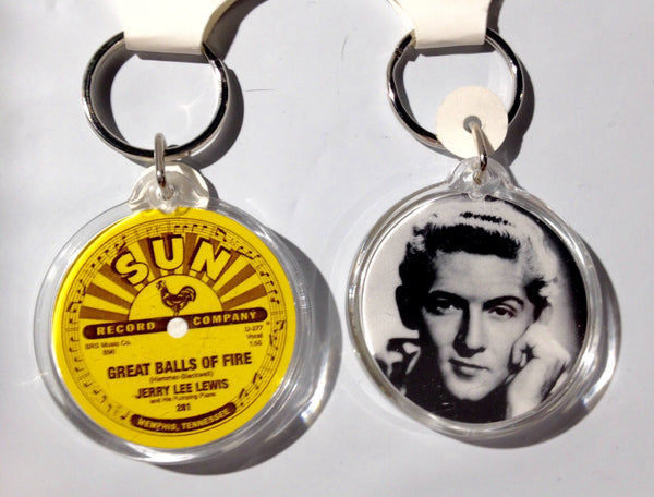 Jerry Lee Lewis Photo Keychain - Great Balls of Fire
