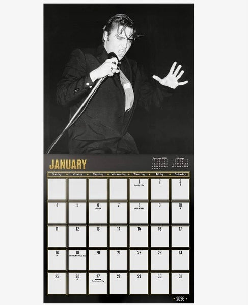 2026 Elvis Presley Wall Calendar