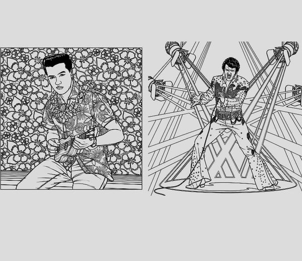 Elvis The Coloring Book