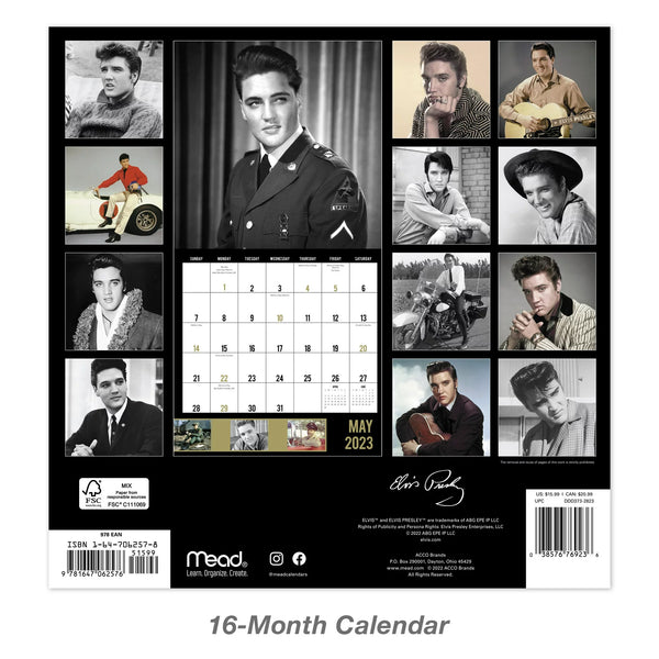 2023 Elvis Presley Wall Calendar