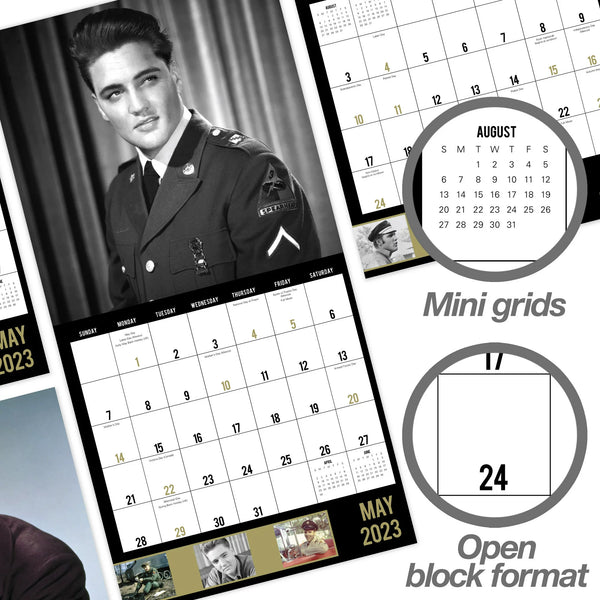 2023 Elvis Presley Wall Calendar