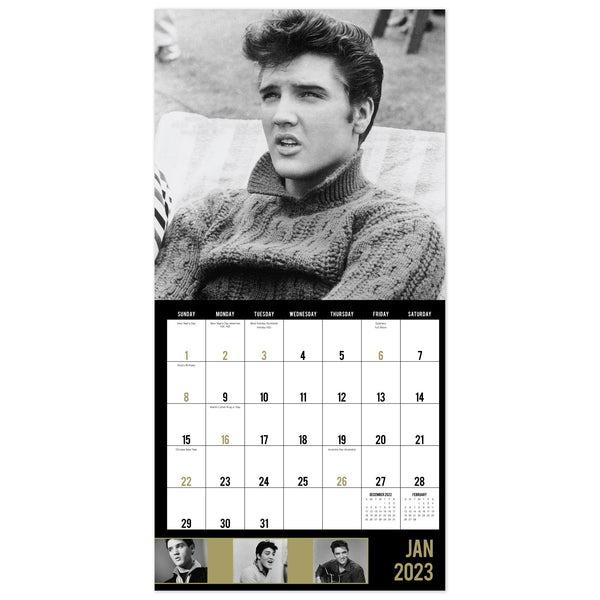 2023 Elvis Presley Wall Calendar