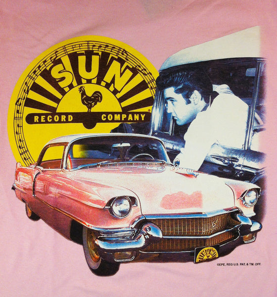 Elvis Presley Sun Records Pink T-Shirt