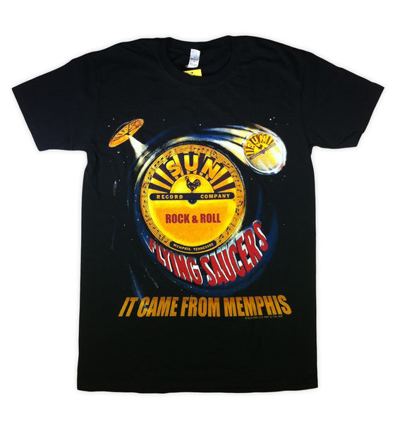 Sun Records - It Came From Memphis - Flyin Saucer T-shirt