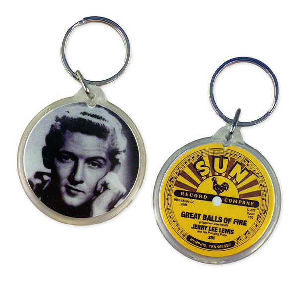 Jerry Lee Lewis Photo Keychain - Great Balls of Fire