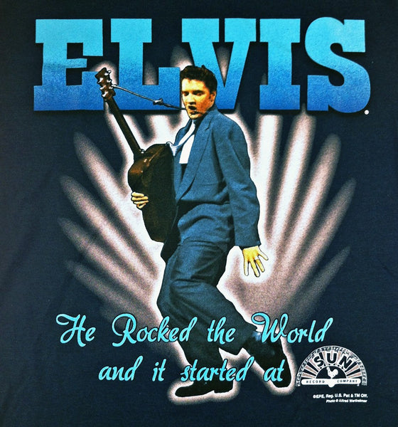 Elvis Presley - He Rocked The World - Soft T- Shirt