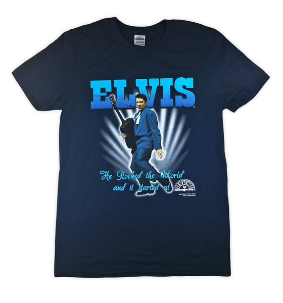 Elvis Presley - He Rocked The World - Soft T- Shirt