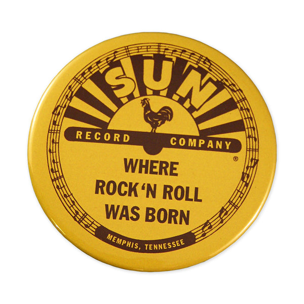 Sun Records - Where Rock n Roll Was Born Round Magnet