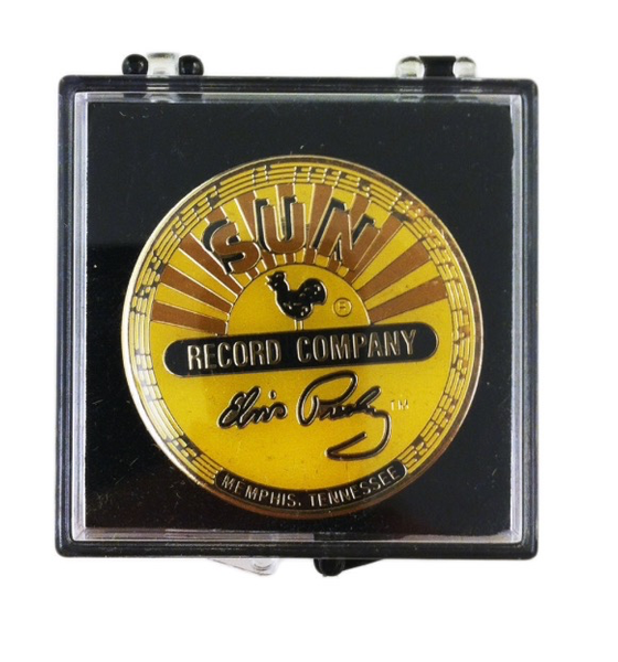 Elvis Presley Signature Sun Records Pin