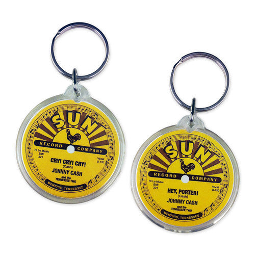 Johnny Cash Key Ring - Hey, Porter - CRY CRY CRY