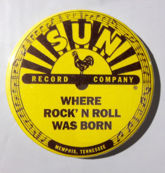 Sun Records - Where Rock n Roll Was Born Round Magnet