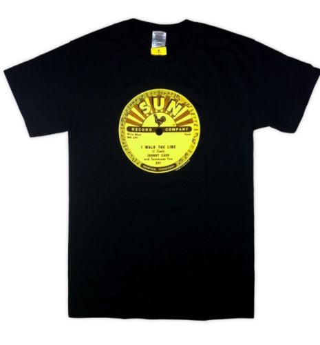 Johnny Cash I Walk The Line Sun Records T-Shirt