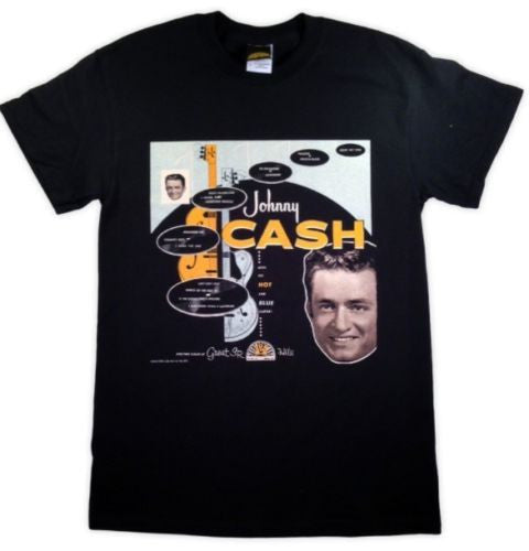 Johnny Cash - Sun Records Album Cover T-Shirt