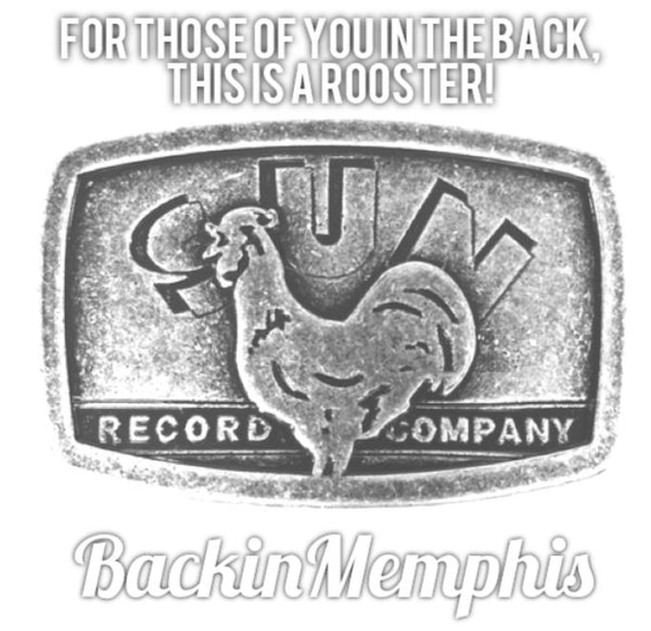Sun Records Rooster Belt Buckle